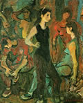 Composizione, 1955-’60, olio, Napoli, collezione Serio